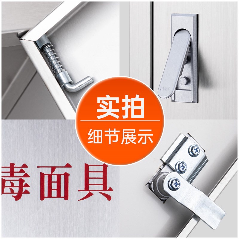 不锈钢防毒面具箱灭火器放置箱子消防面具柜4公斤8kg玻璃面2只装
