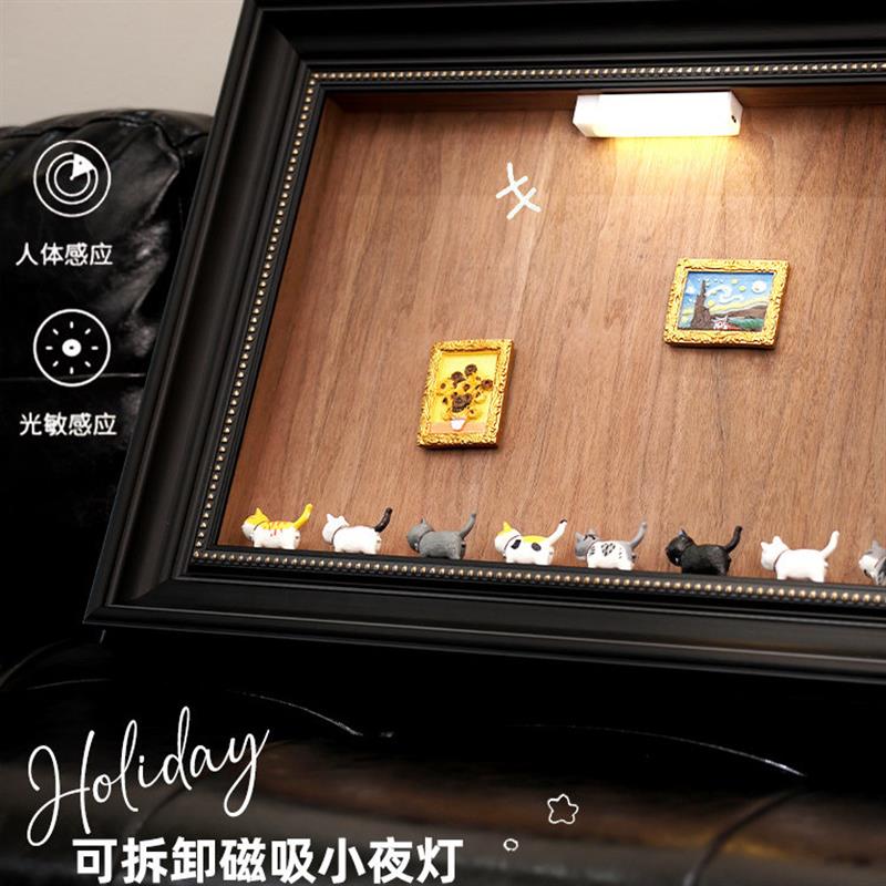 2026新款电表箱遮挡磁吸DIY置物配电箱开关盒挂画网红餐厅装饰画