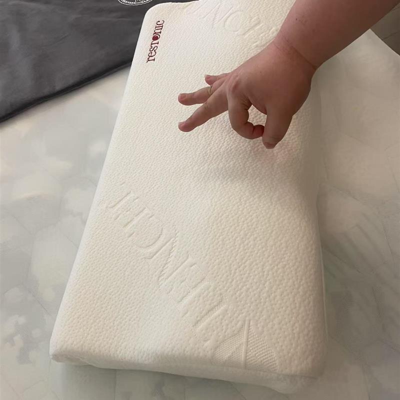 美国原装进口蕾丝记忆棉枕头枕芯护颈椎助睡眠蝶形护颈枕 枕头