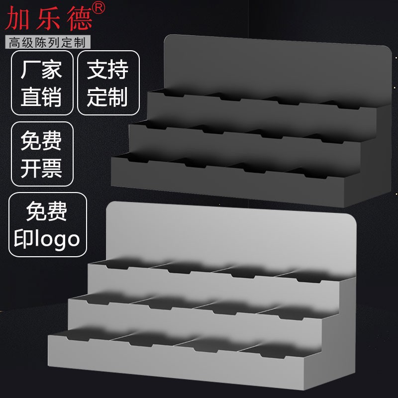 不锈钢名片盒前台商务高端桌面卡片座大容量收纳盒名片架摆台多层