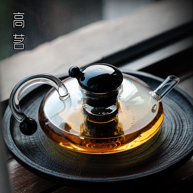 泡茶壶玻璃耐高温茶水分离冲茶壶带过滤家用泡红茶专用茶具泡茶器