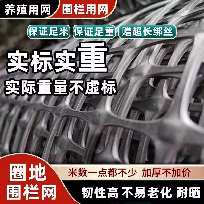 超厚养鸡鸭塑料围栏网养殖网果园菜地圈地鱼塘防护网玉米网栅栏网