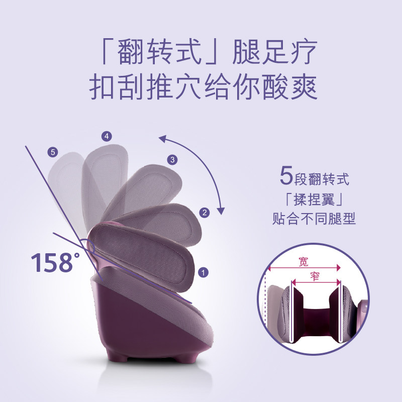 OSIM/傲胜393腿乐乐2 足部按摩小腿部脚部踝推拿温热足疗机