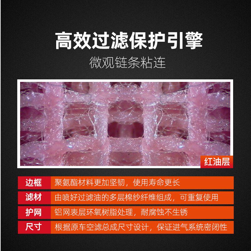 KN空滤适用贝纳利黄龙300钱江追350摩托车高流量空气滤芯