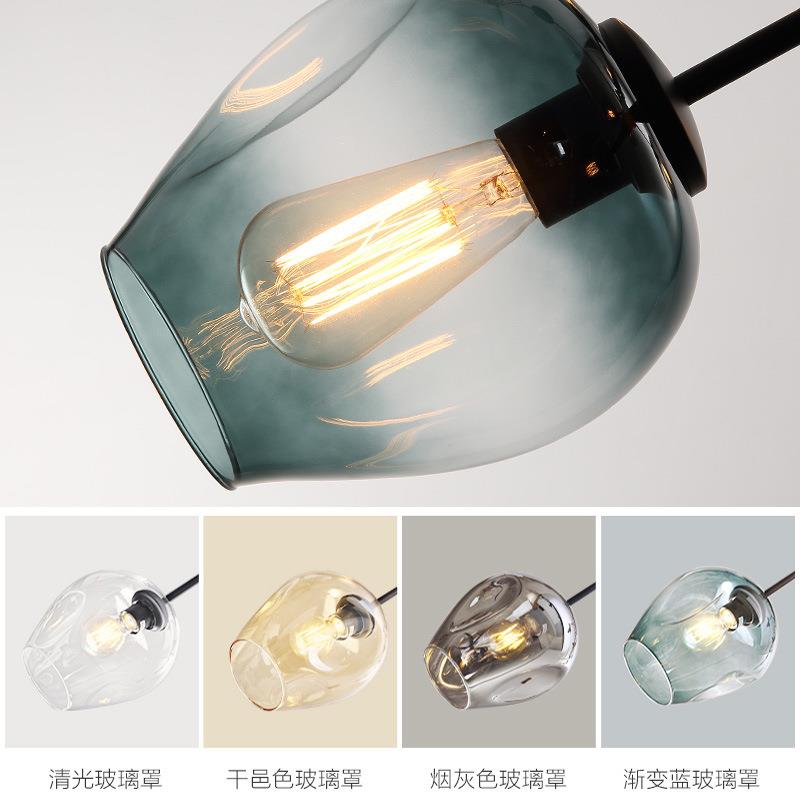 北欧分子卧室创意个性饭厅吊灯后现代装饰魔豆灯简约风格客厅灯具