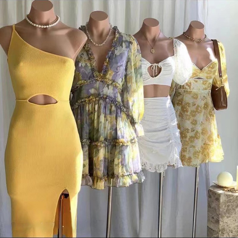 服装模特展示架女装模特衣架人形人台半身肤色运动模特