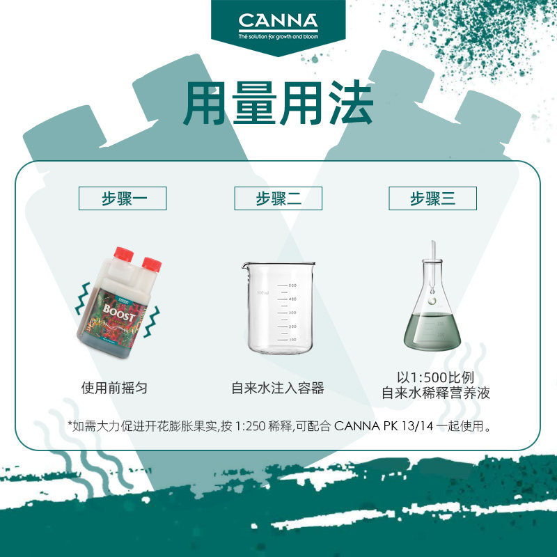 荷兰CANNABOOST植物能量活力海藻氨基酸营养液兰花果树盆栽通用型