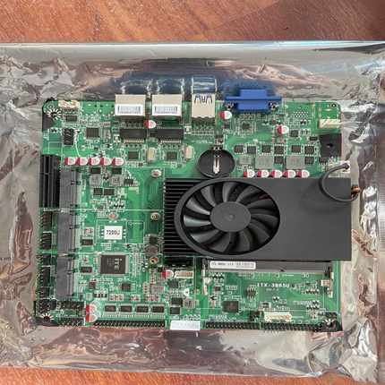 ITX3865U主板，标准ITX板型 ,CPU SR2ZU【侨报商行】