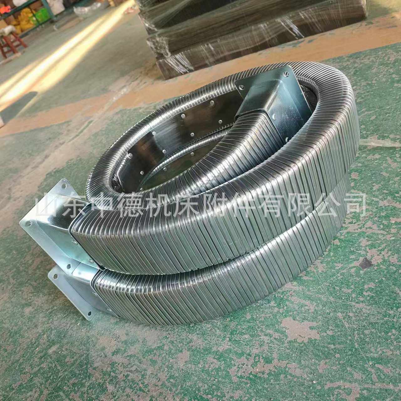 矩形金属软管金属拖链全封闭数控机床软管保护套封闭矩形软管