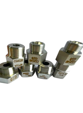 CGA660转21.8内螺纹气体钢瓶变径转接头英制螺纹G5/8转CGA580