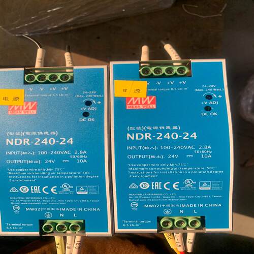 明纬导轨电源NDR-240-24，件功能成色~询价