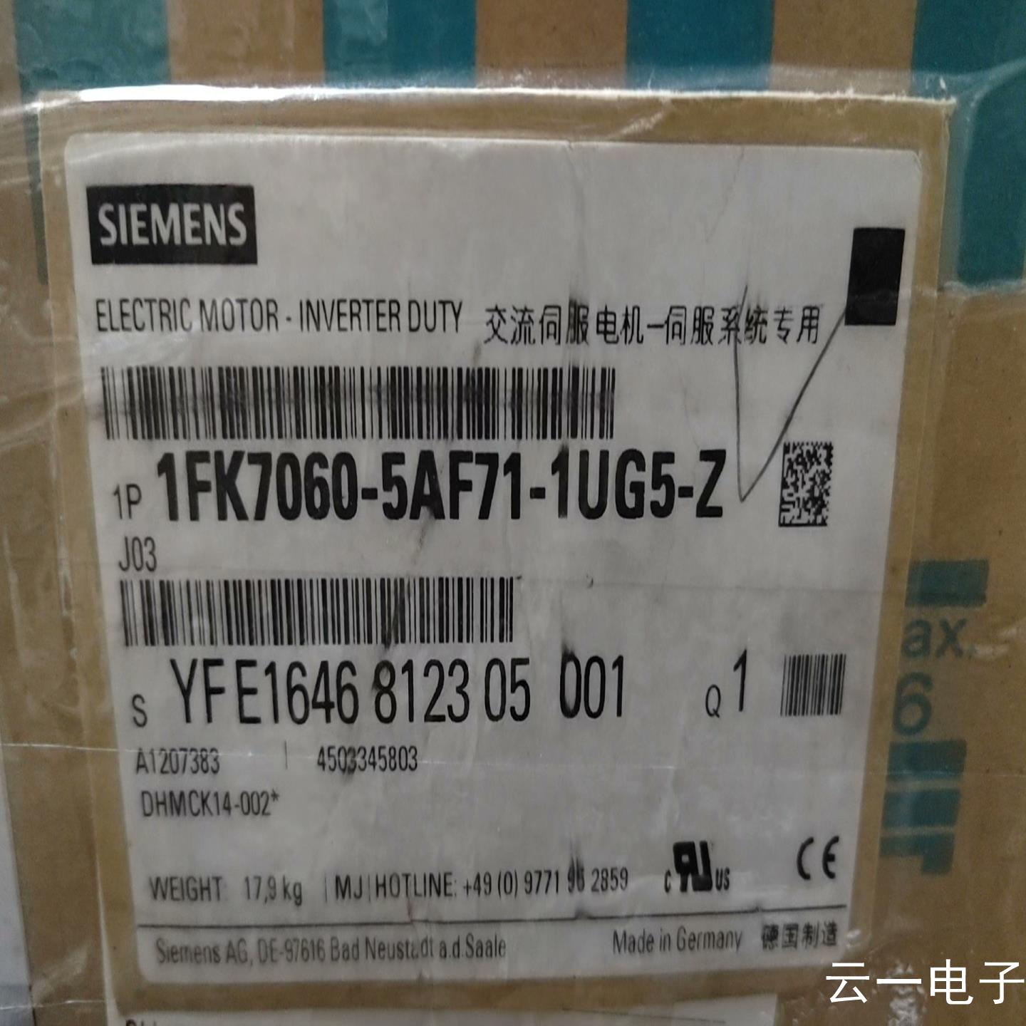 西门子1FK7060-5AF71-1UG5-Z只有一；议价