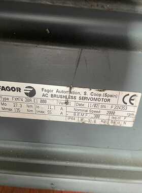 发格FAGOR伺服电机FXM74.20A.E1.000伺服电（地坛设备）