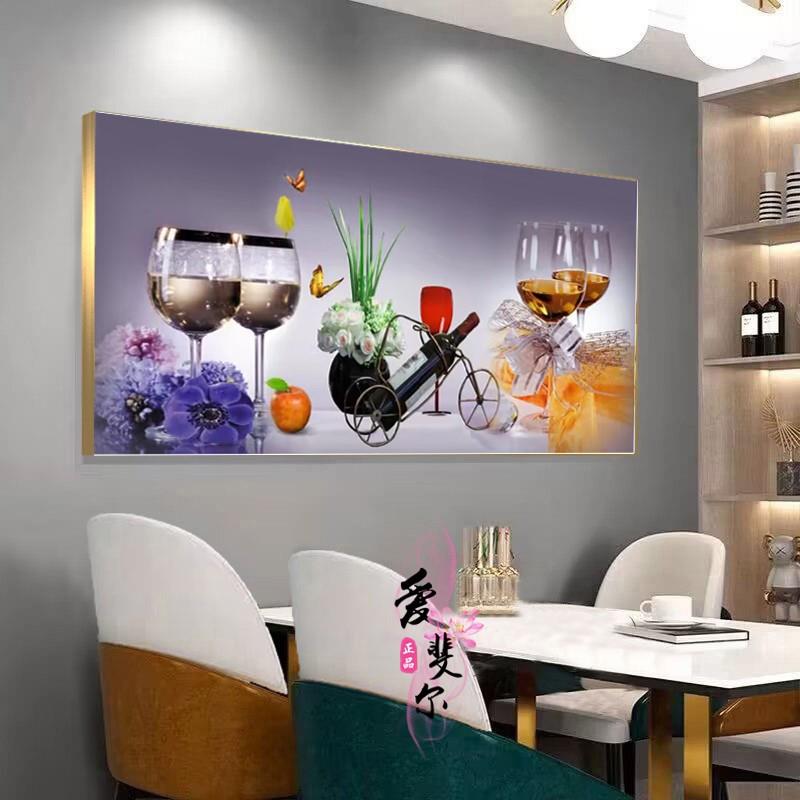 餐厅画单联画客厅挂画单幅装饰画水果壁画大气墙画高级晶瓷有