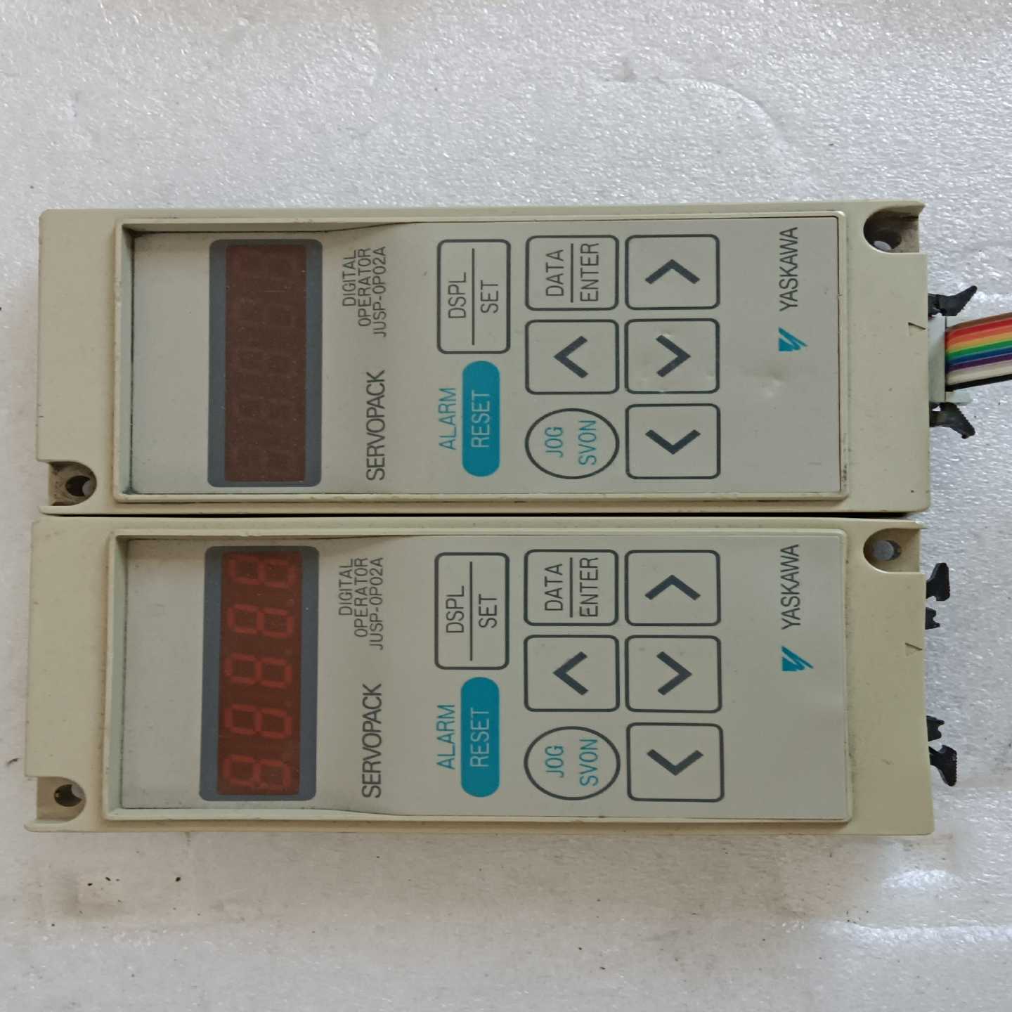 YASKAWA安川伺服手操器JUSP-OP02A，实物图，功（gg设备）