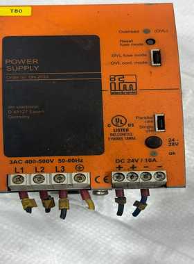 IFM易福门 DN2033开关电源  成色如图 功能（gg设备）