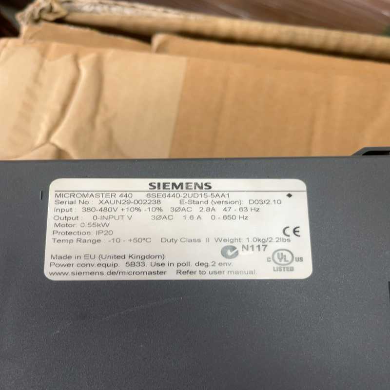 6SE6440-2UD15-5AA1没有包装询价