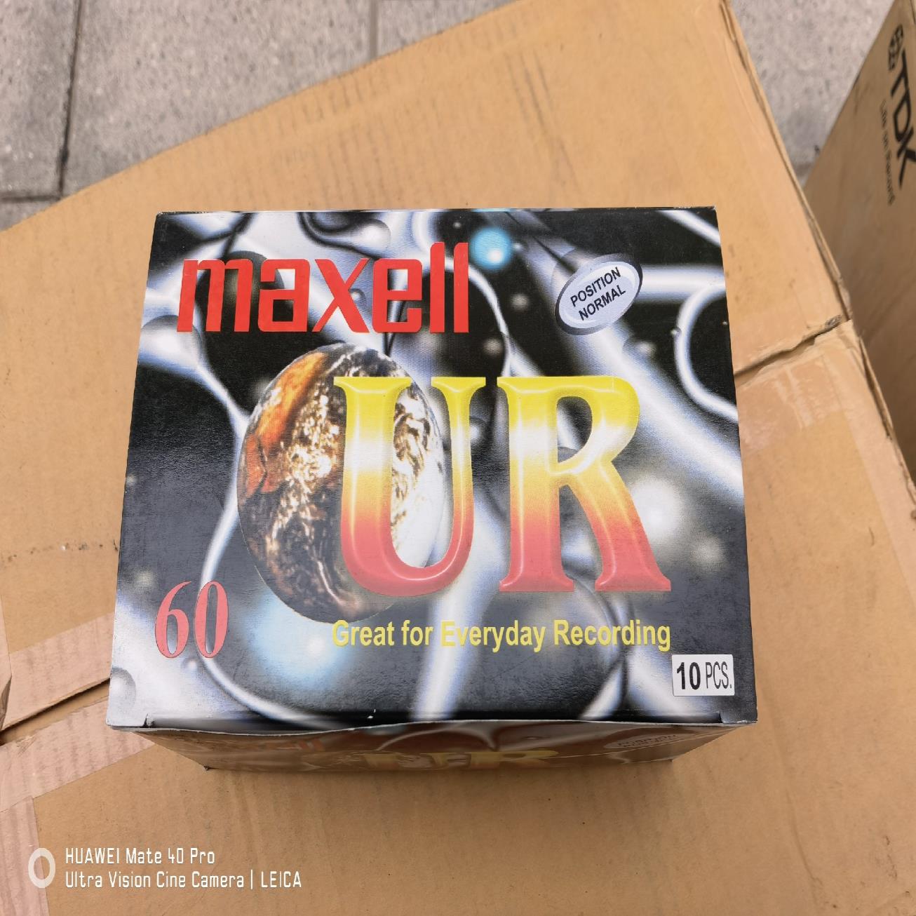 询价~麦克赛尔UR60空白磁带万盛60分钟磁带录音带未拆封