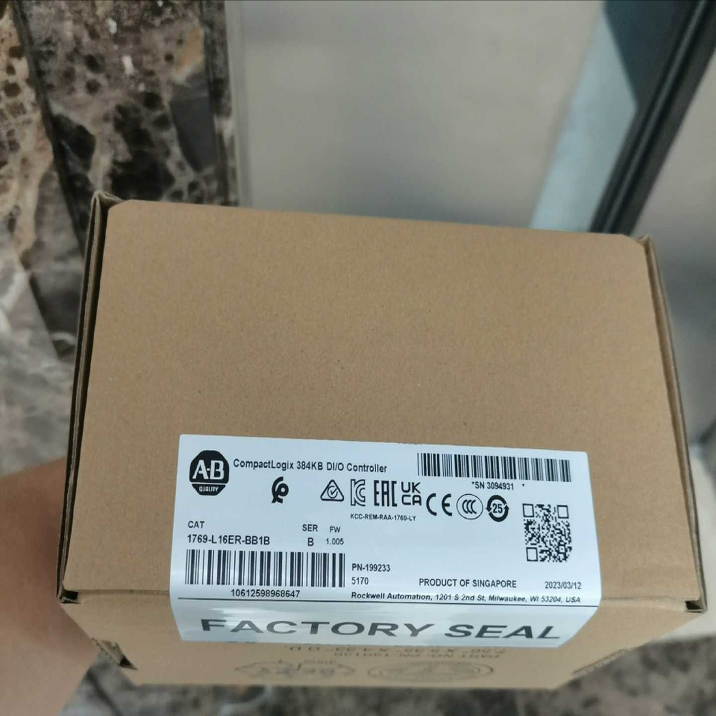 1769-IR6 1769-IT6 1769-L16ER-BB1B  AB罗克韦尔  PLC现货