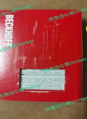 议~beckhoff倍福模块ES3052