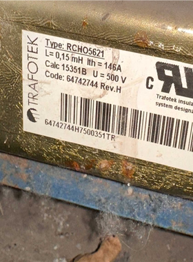 电抗器RCHO5621146A/500V功能询价