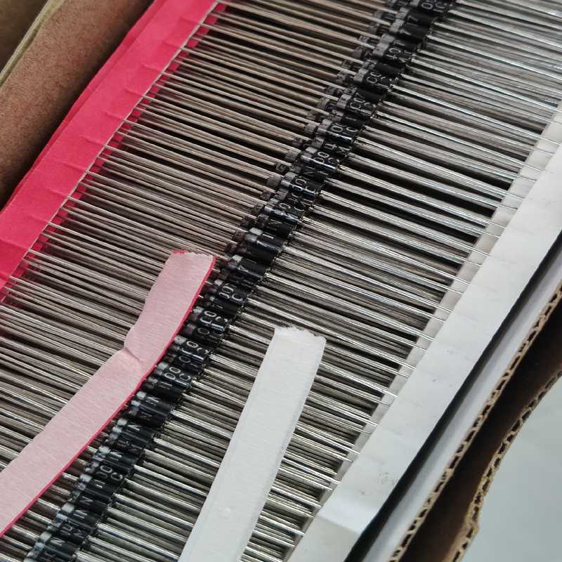 1N5817 DO41 直插肖特基二极管 1A 20V一盒5[浩蓉商户]