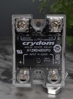 H12WD4850PG假冒必究快达crydom 原装 SSR单相固态继电器50DA