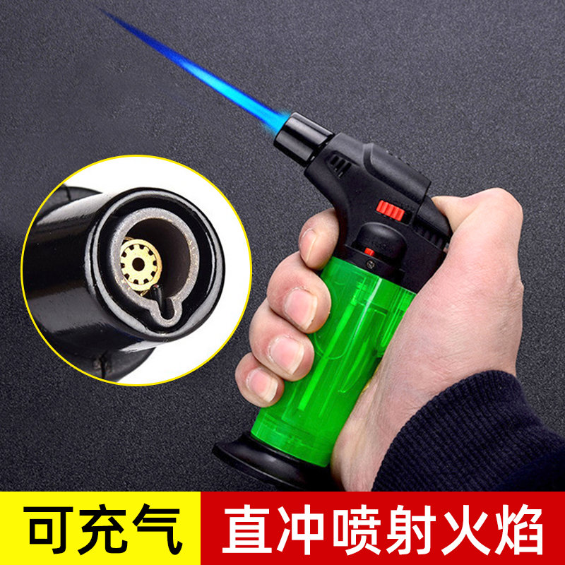 防风打火机艾灸专用点火器点艾条点雪茄点蚊香户外防风高温点火枪