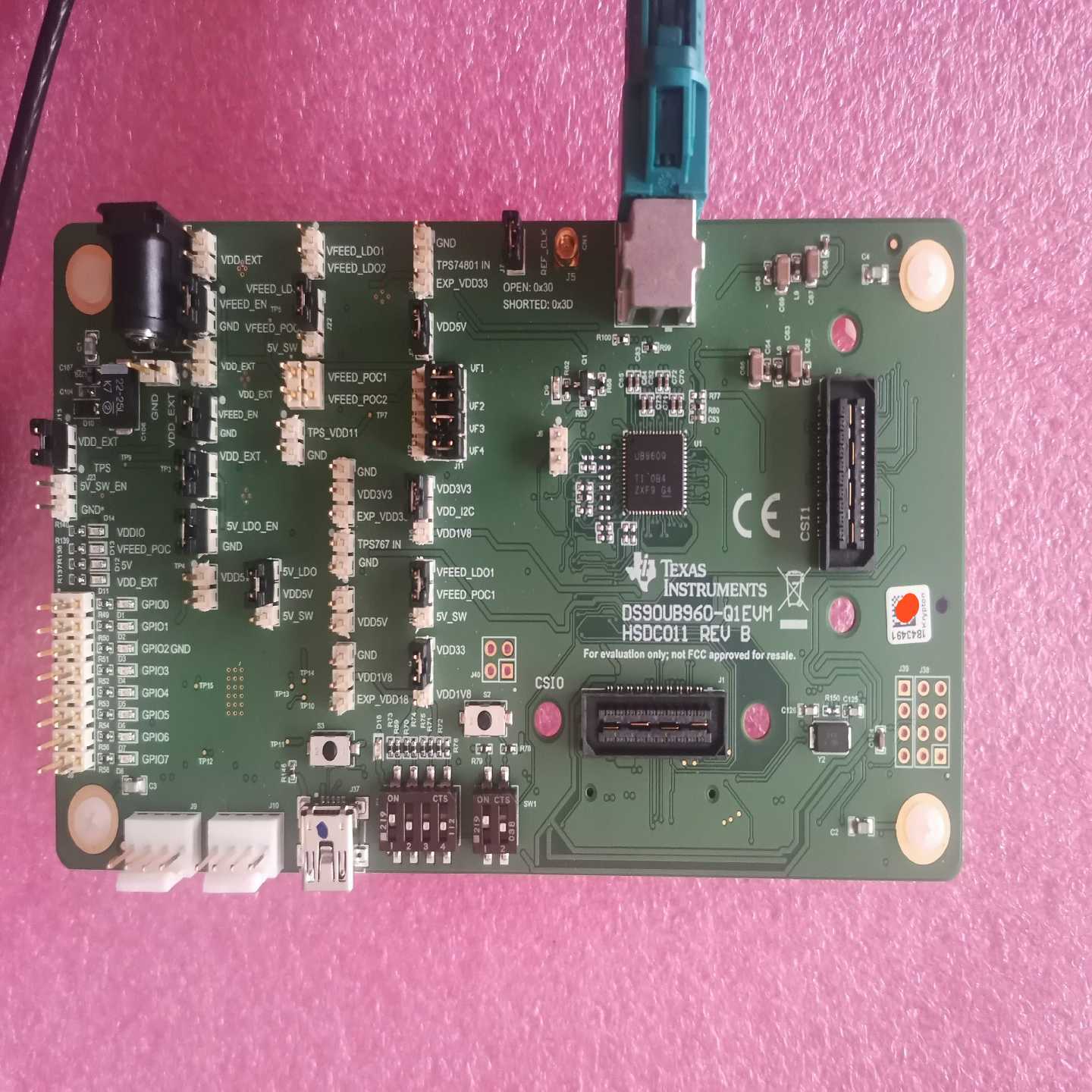 询价~DS90UB960-Q1EVM MIPI CSI-2 FPD