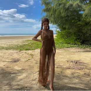 【纸醉金迷】新款波西米亚性感比基尼泳衣沙滩海边度假游泳装4006