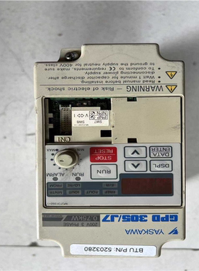 询价拍~安川变频器，型号CIMR-J7AM20P7，实物图，功能