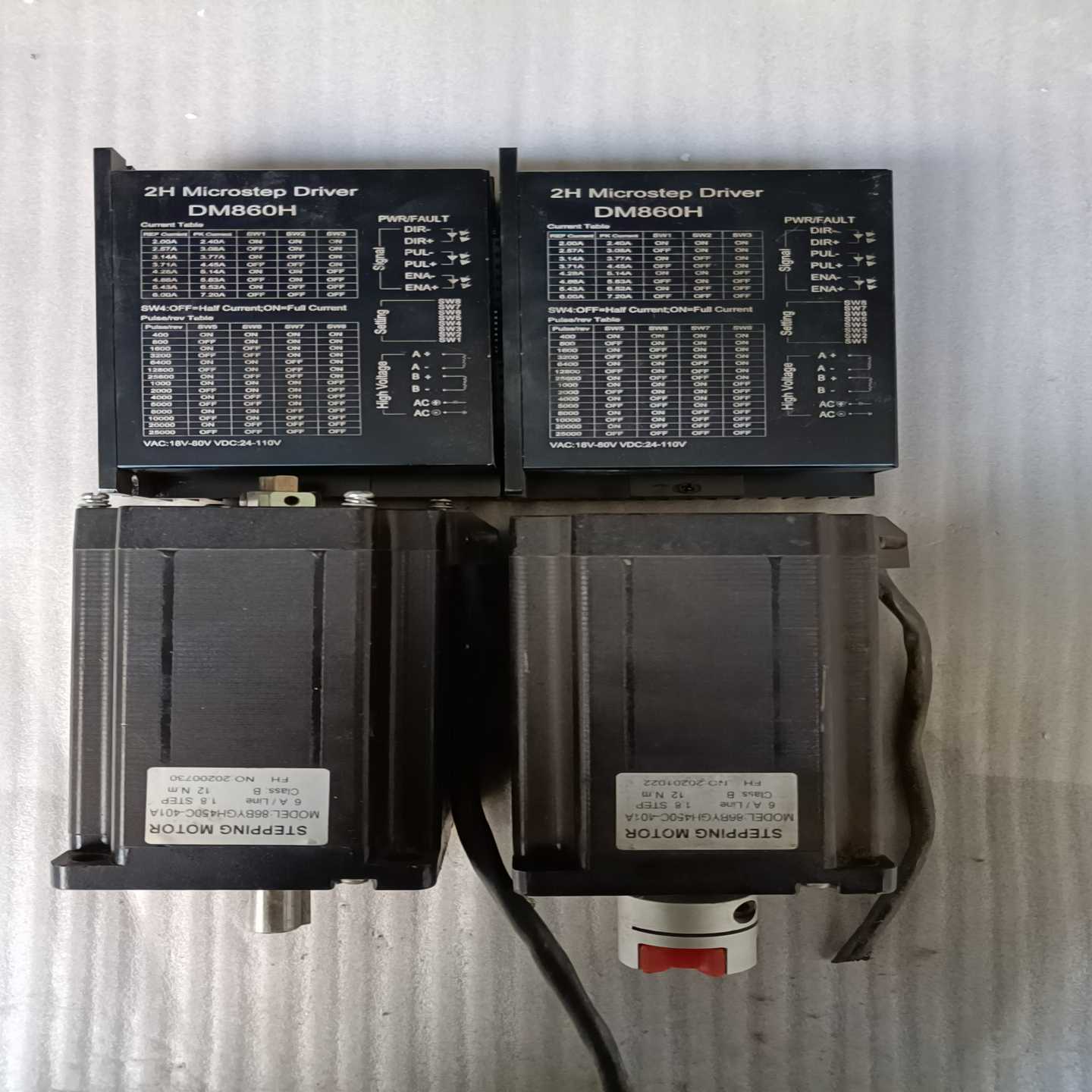 DM 860H步进电机驱动器，拆机两套，实物拍摄电机剪线了【鑫