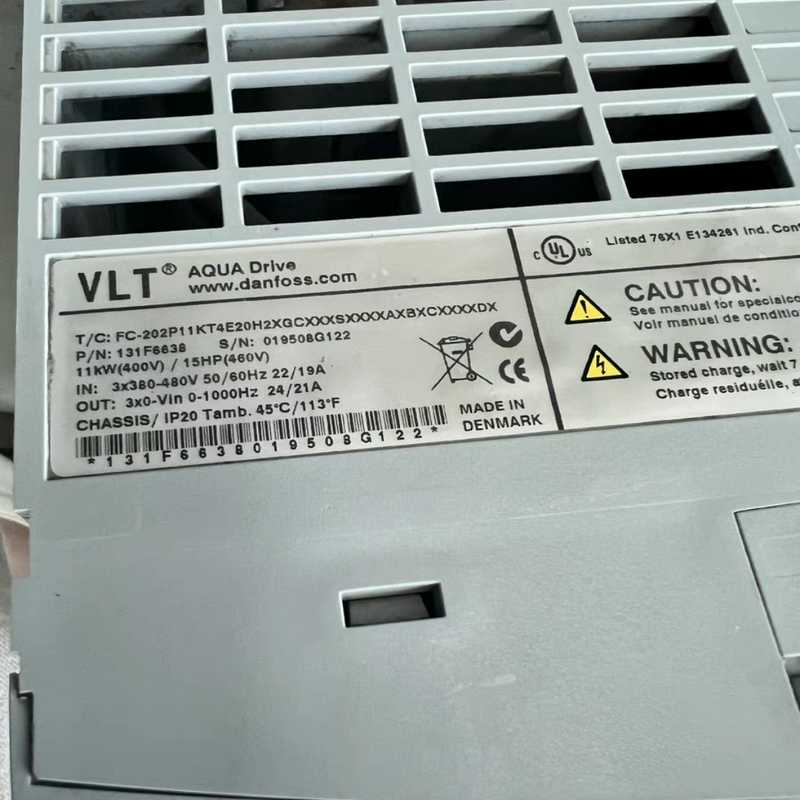 丹佛斯11KW变频器FC-202P11KT4E20H【落红设备】