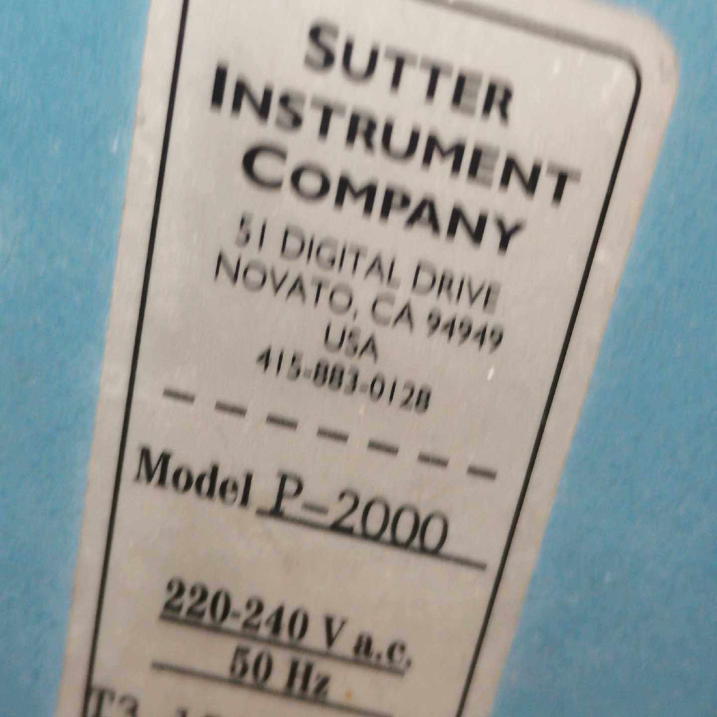 SUTTER P-2000~询价