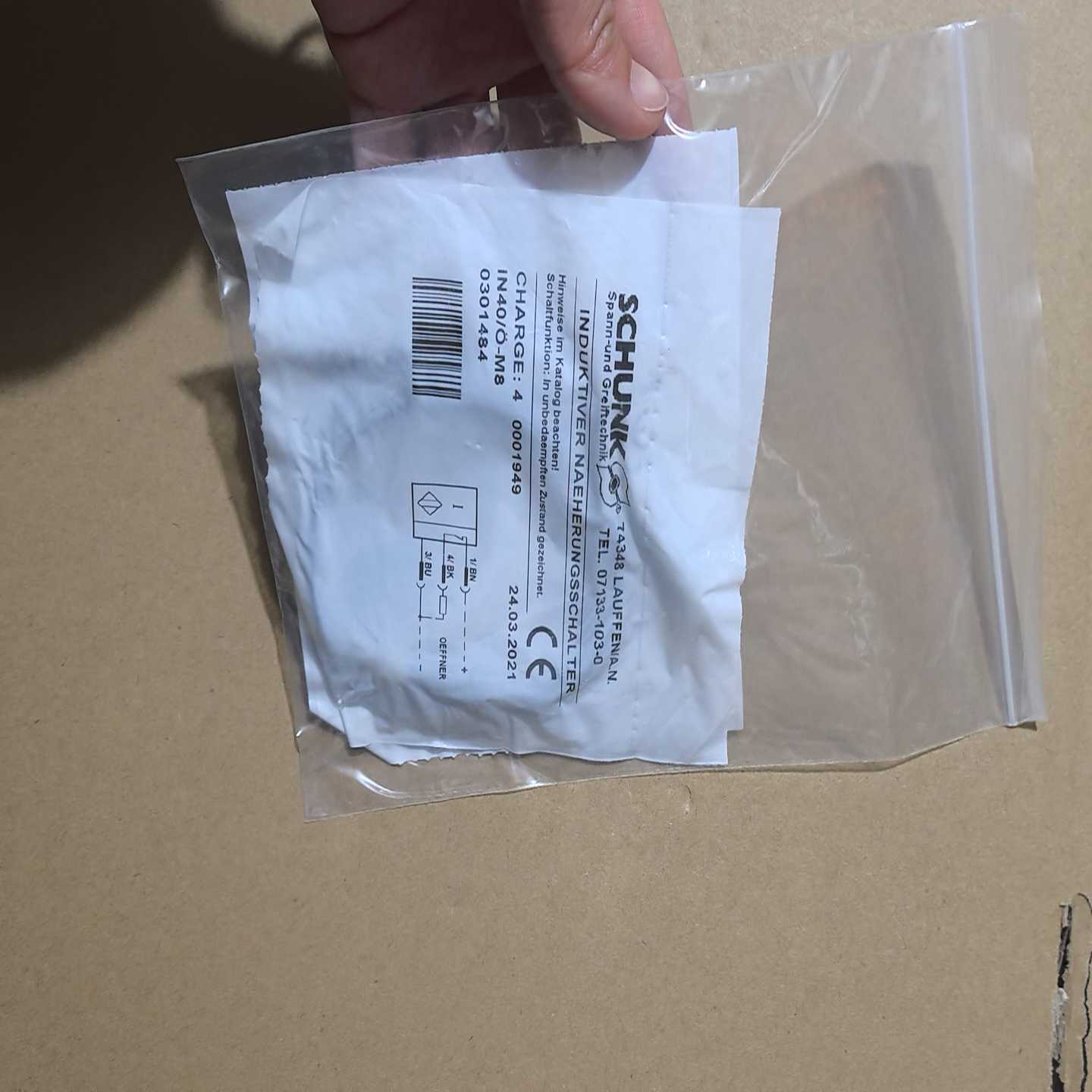 询价~SCHUNK雄克IN 40/O-M8传感器03014
