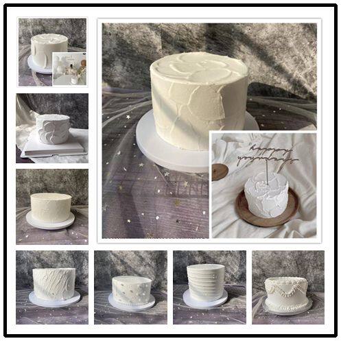 网红蛋糕模型仿真儿童周岁主题小红书同款拍摄道具裸胚DIY泡