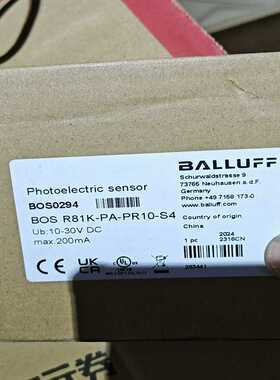 (询价) 巴鲁夫 BOS0294