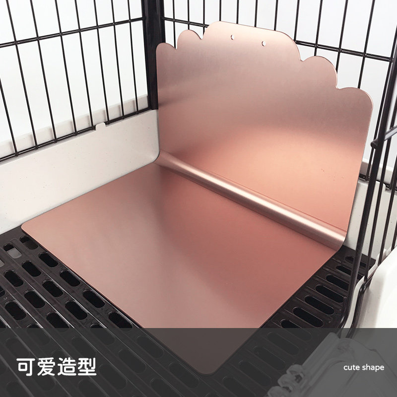 宠物兔子降温板夏季兔子散热冰垫仓鼠龙猫豚鼠消暑降温铝板冰盒