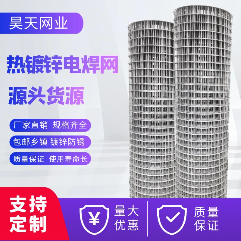 小孔镀锌铁丝网防蛇防鼠防黄鼠狼养鸡围栏阳台防护电焊网养殖网
