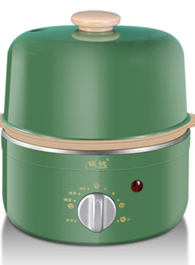 多功能定时蒸蛋器全不锈钢双层煮蛋器家用煮蛋神器鸡蛋蒸蛋锅304