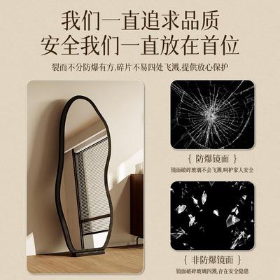 中古全镜异落地镜身家试用穿衣镜可挂墙WXT形镜子女生卧室感衣镜