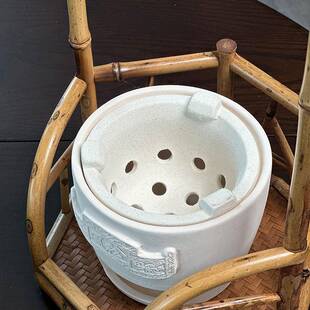 手工白泥炭炉围炉煮茶煮水壶兽面小火炉家用电陶炉茶室内碳炉