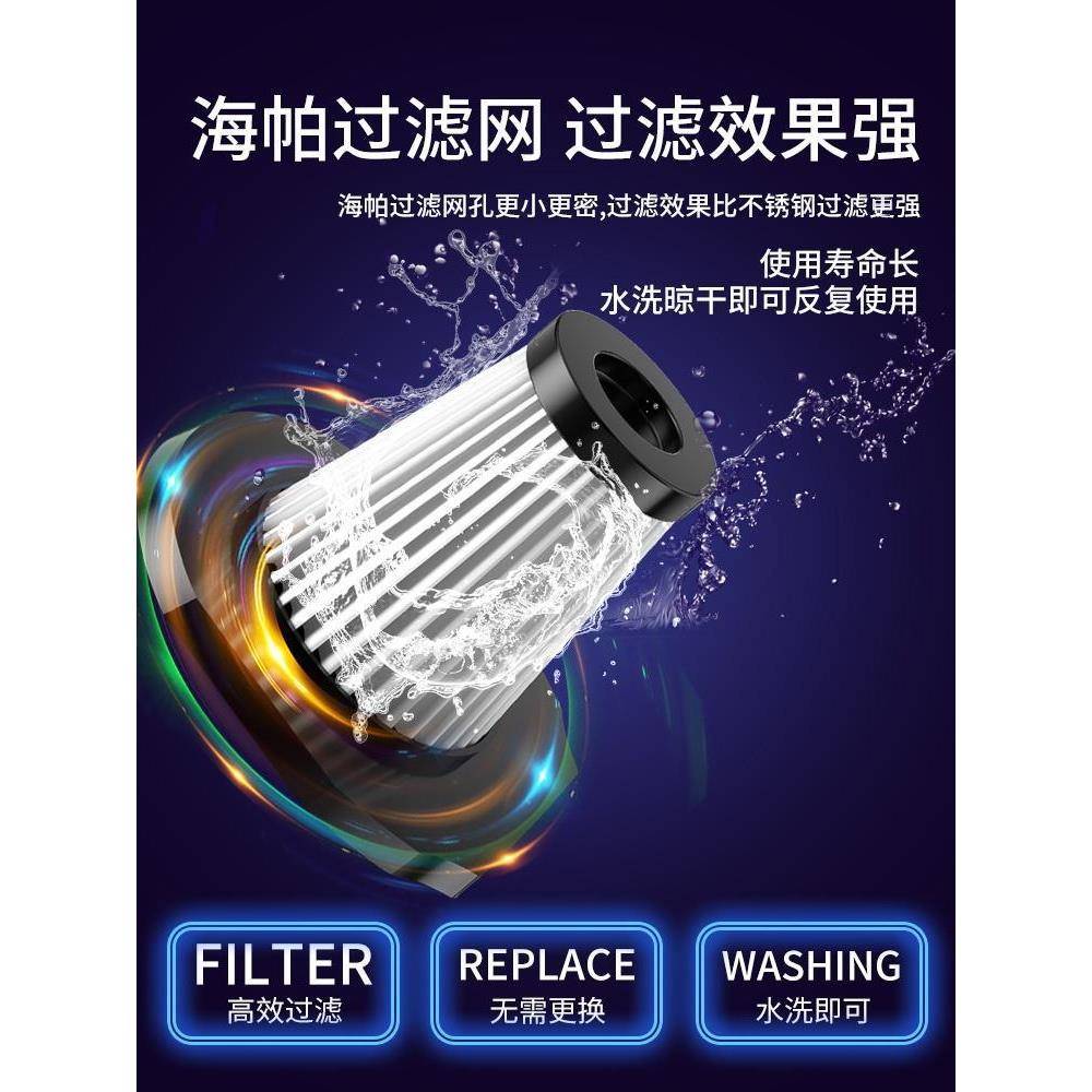 车载吸尘器充气泵汽车用无线充电车内家两用大功率四合一