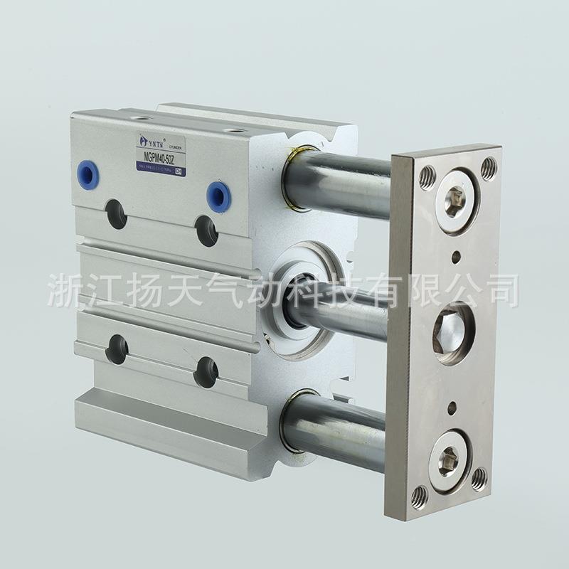三轴三杆LMM带导杆气缸MGP40-25-50-75薄型可调行款程sMmc型大新