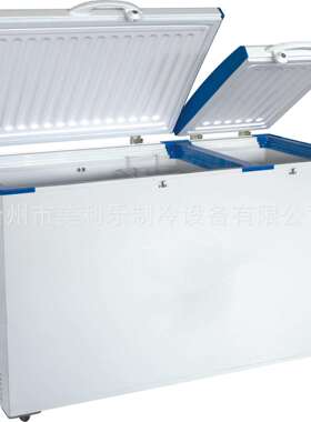 255升DC直流24V双门双温冷柜255L太阳能冰柜低温冷冻