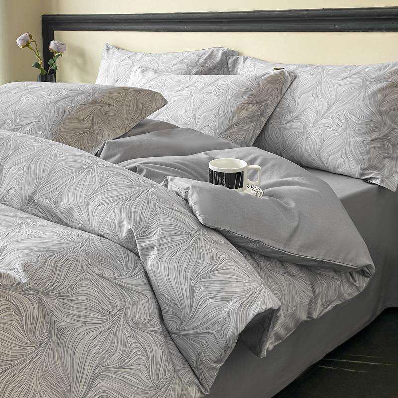 磨毛秋冬母婴级天丝棉床上四件套床单被套床品三件套2025新款