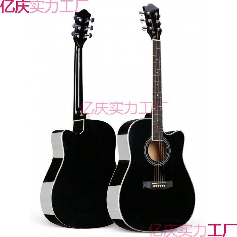吉他初学者男生女生38寸41寸练习琴学生新手入门民谣吉他单板乐器