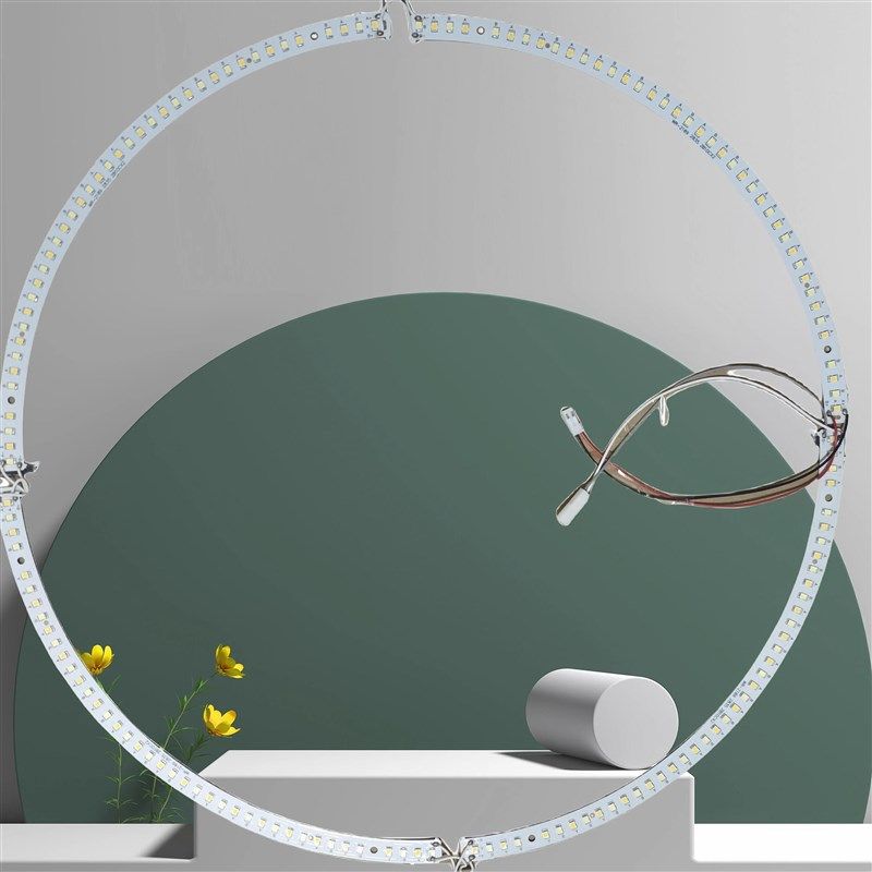 适配多系列吸顶灯风扇灯替换灯芯光源高亮三色变光圆弧形可全白光