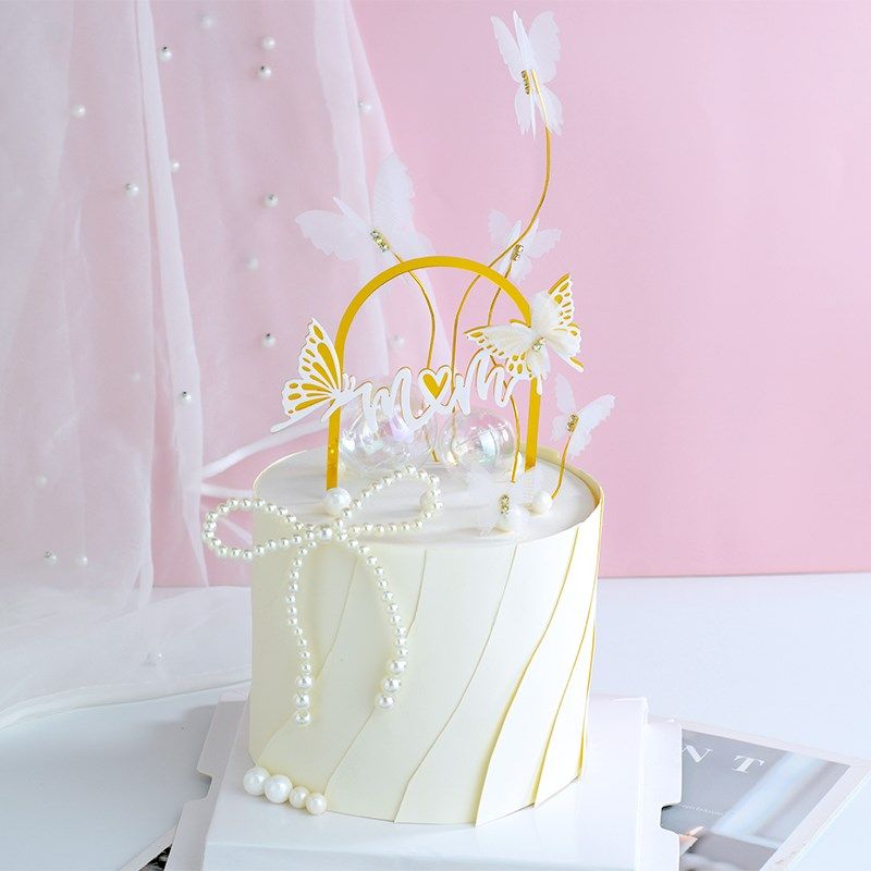 母亲节蛋糕插牌郁金香妈妈节日快乐卡片唯美珍珠生日烘焙装饰插件,节庆用品/礼品,节日装扮用品,淘宝优惠券,粉丝福利购,淘宝优惠卷