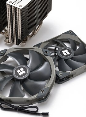 利民霜灵 FS140 双塔CPU散热器am4静音英特尔i7台式机电脑CPU风扇